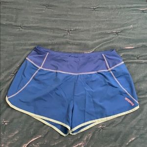 Blue Speedwick Reebok shorts